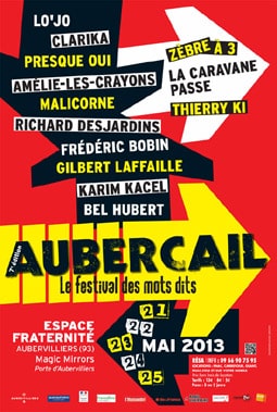 Affiche 2013, Festival Aubercail